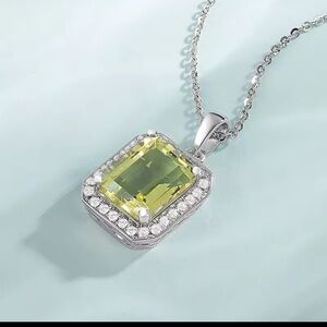 Elegant 925 Sterling Silver Necklace – Rhodium-Plated Shine & Timeless Charm